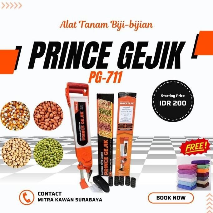 TGR Alat tanam jagung Tancap Tunggal PRINCE alat tanam Benih Dragon