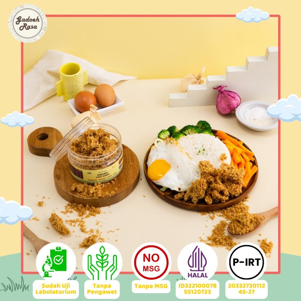 

lij-56 TY69 Gadoeh Rasa Kremes Hati Ayam Renyah Gurih Halal Original Hemat