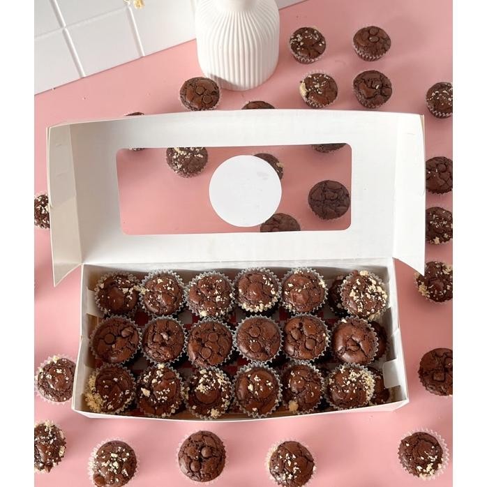 

Brownies Mini Imut Isi 36Pcs Brownies Cup Brownies Kecil Brownies Coklat