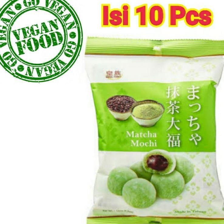 

Isi 10 Royal Family Kue Mochi Rasa Matcha Green Tea Mochi Cake Macha