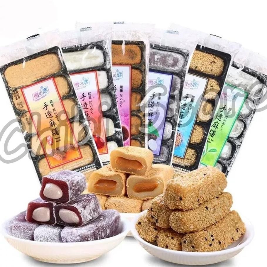 

Yuki Love Japanese Style Mochi Taiwan Yuki Love Mochi Taiwan Mochi Brown Sugar Mochi Green Tea Mochi Peanut Mochi Red Bean Mochi Sesame Mochi Taro Mochi Kue Moci Aneka Rasa Teh Hijau Rasa Kacang Rasa Kacang Merah Rasa Wijen Rasa Wijen Rasa Taro 180G