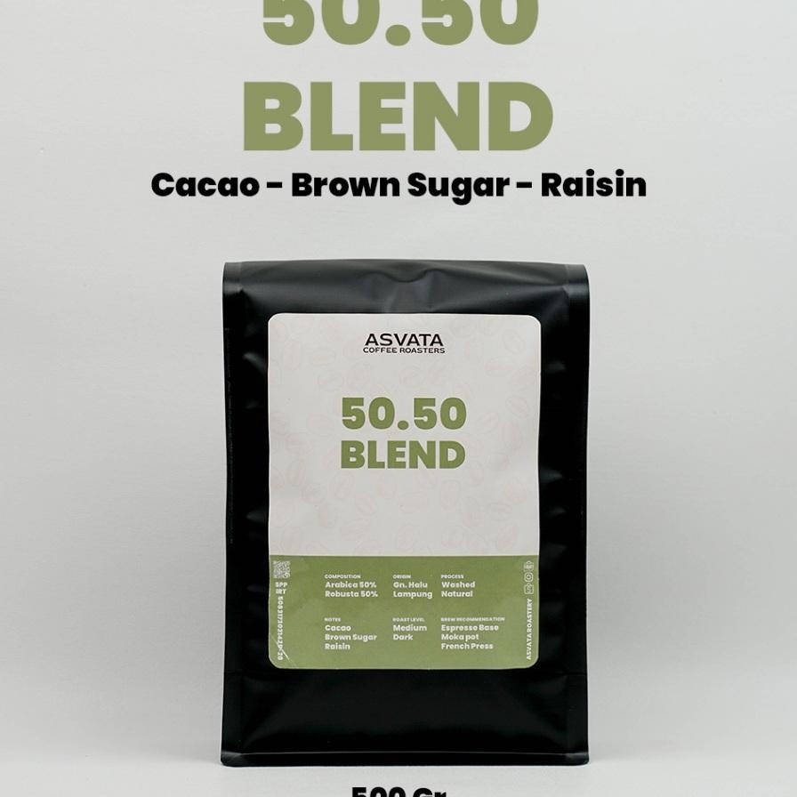 

Kopi Gr 50.50 Arabica Robusta Roasted Beans Kopi Susu Blend