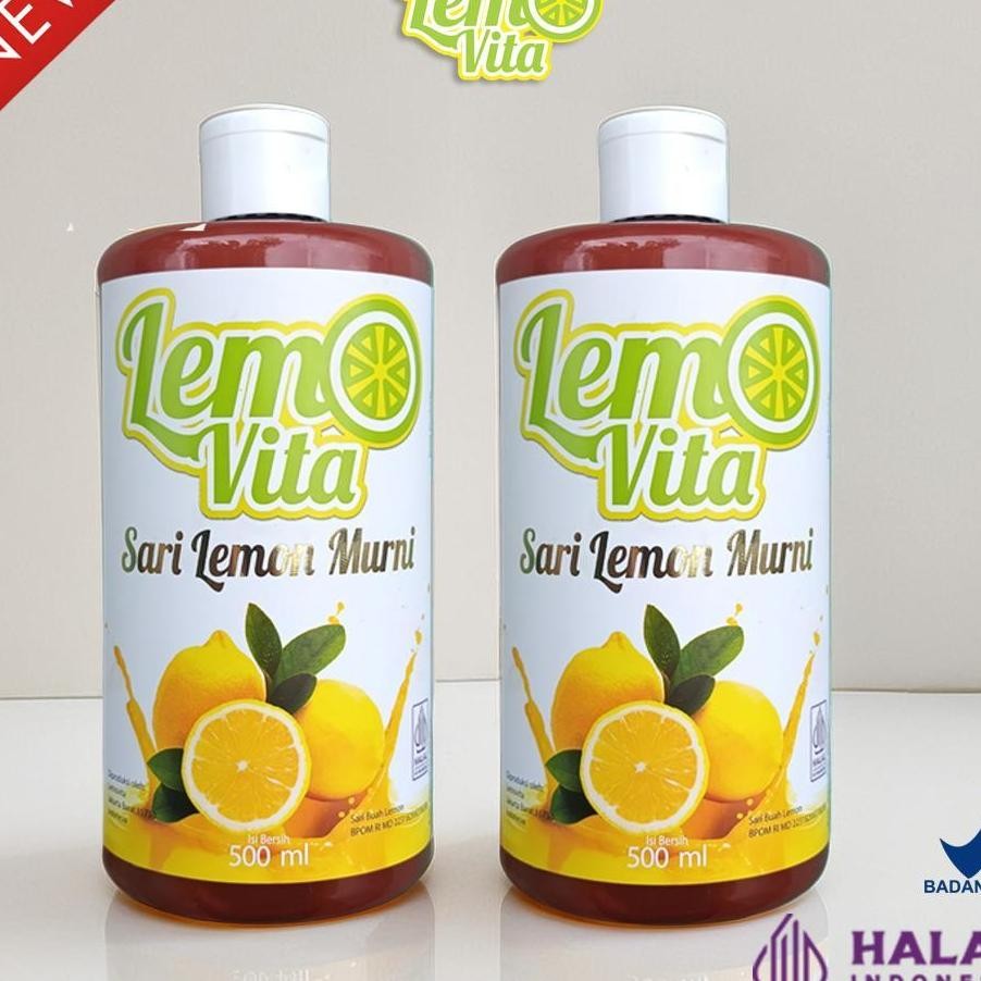 

Bpom Paket 1 Liter Lemovita Fresh Sari Lemon Jus Lemon Halal