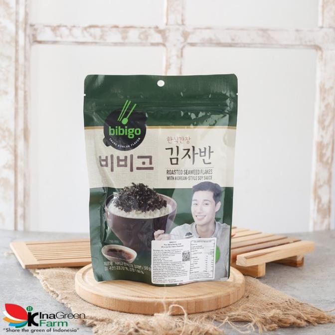 

READY STOK Inagreen Farm Bandung BIBIGO Nori Rasa Kecap Asin 50 Gram Siap kirim