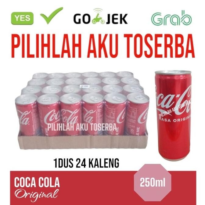 

Fue-K5X20 Coca Cola Original Kaleng Can 250 Ml - ( Harga 1 Dus ) Et-61