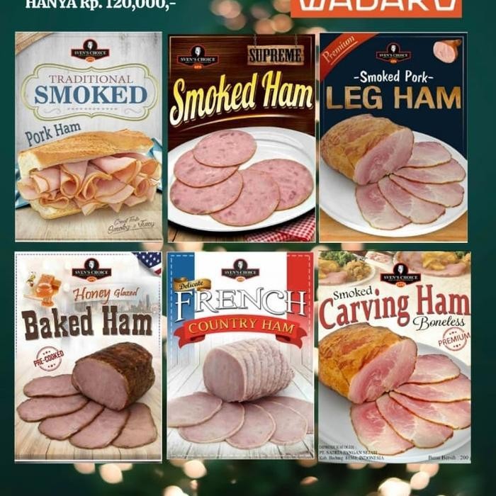

Sven'S Choice Pork Ham Sampler Christmas Package Original Dan Terpercaya