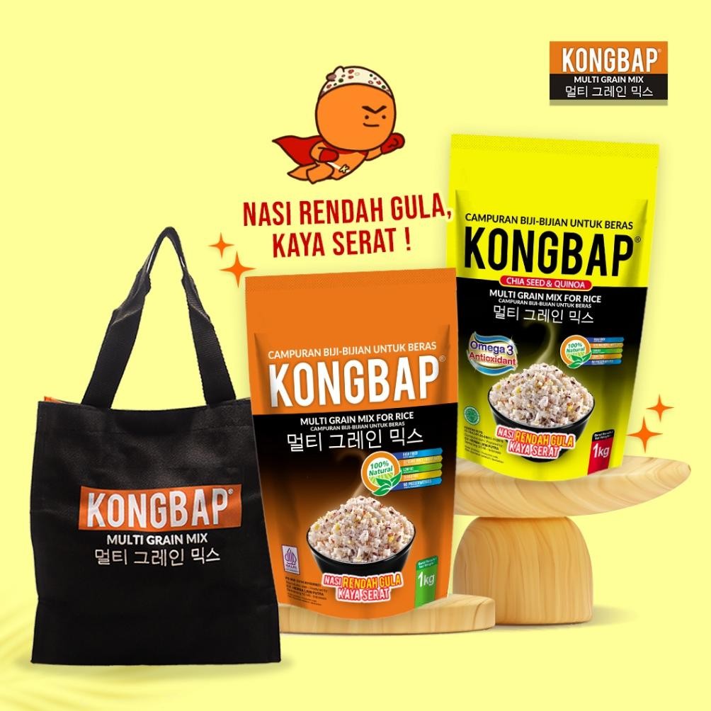 

Ct_C1077 Bundling Kongbap Pouch Free Tas Belanja - Multi Grain Mix Rwet-23