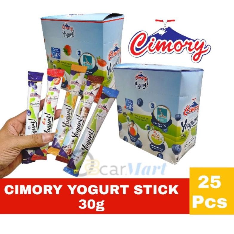 

Yogurt Cimory Stick 1 Dus Isi 25 Pcs Stroberi Bluberi