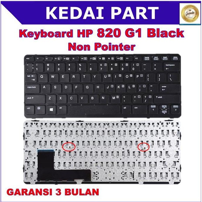 Keyboard Hp Elitebook 820-G1 820 G1 820-G2 820 G2 720-G1 New Stok