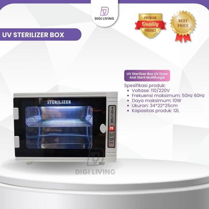 Digiliving - Uv Sterilizer Box Uv Ozon Alat Steril Multifungsi Co