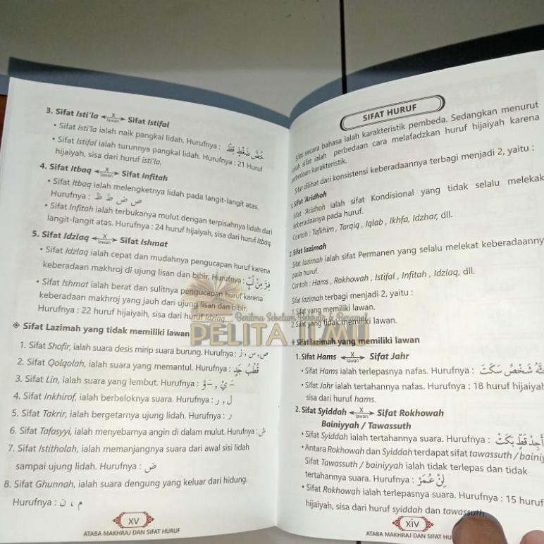 JH8 Buku Riyaadlatullisan - Berlatih Makhorijul Huruf Dan Sifat-Sifatnya (Panduan Cara Cepat Dan Mud