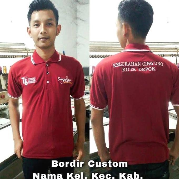 Sale Kaos Polo Bordir Custom / Kaos Polo / Kaos Kerah / Kaos Bordir