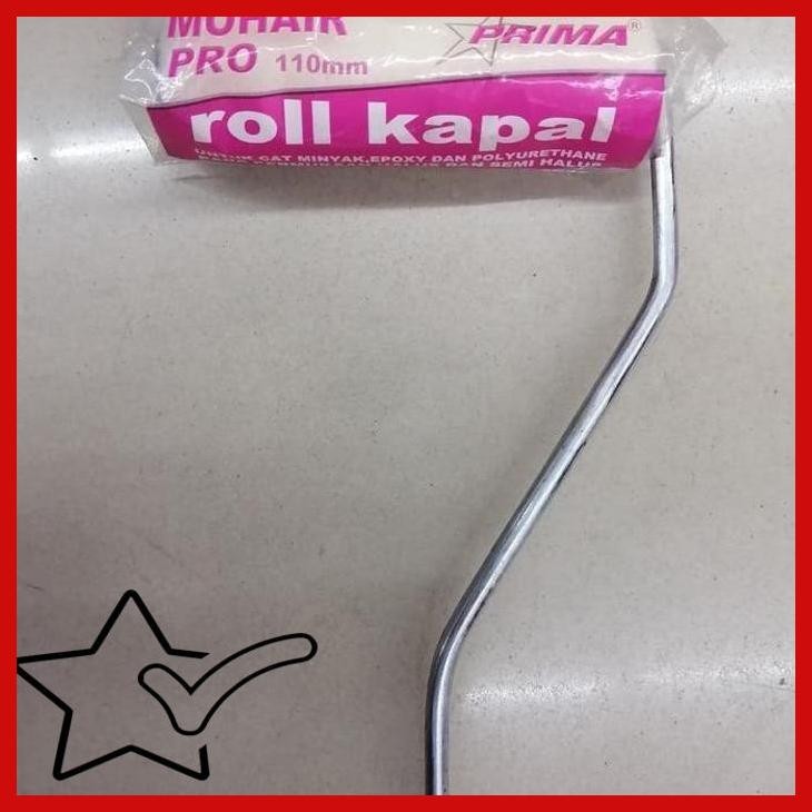 [ISB] PRIMA MOHAIR PRO ROLL KAPAL PINK 110MM/MINI ROLLER