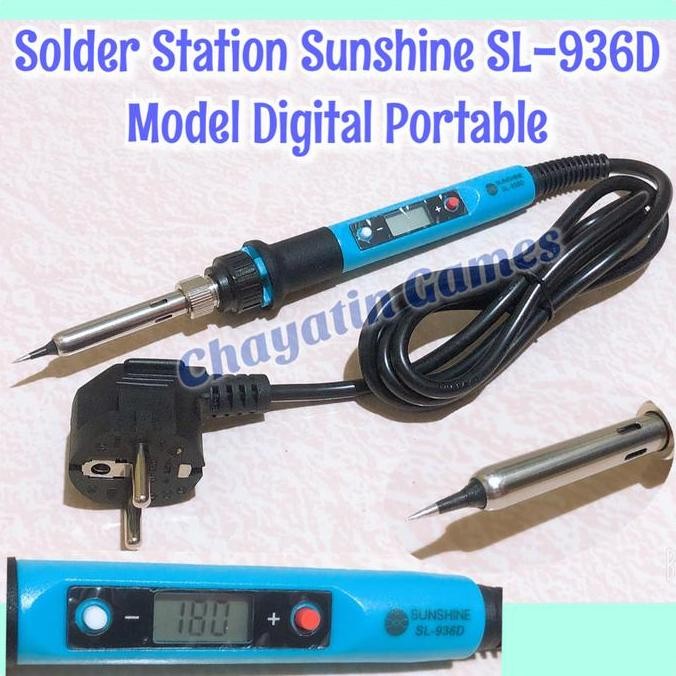 SALE Solder Station Sunshine SL-936D Daya 80 - 120 Watt Digital Portable