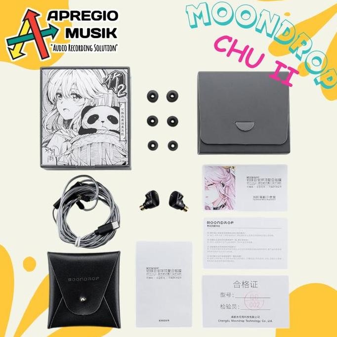 JH8 Moondrop CHU2 / CHU 2 / CHU II Dynamic Driver in Ear Monitor Earphone