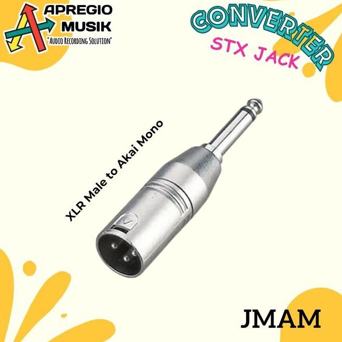 JH8 STX jack converter adapter socket XLR male Female to Akai mono Stereo RCA to AKAI