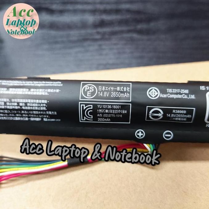 Original Baterai Acer Aspire Es14 Es1-432 Es1-432-C52R Es1-432-Co85 New Stok