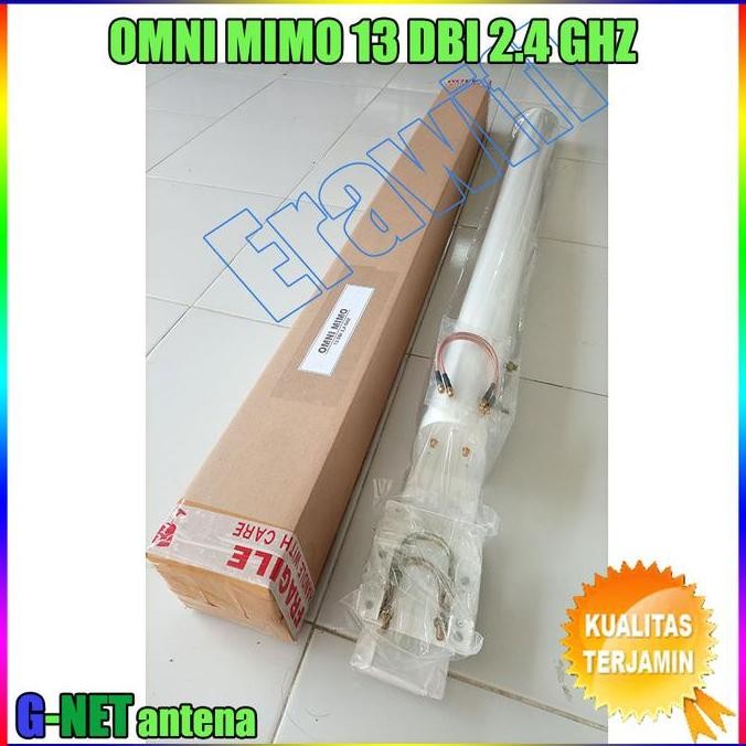 Antena Wifi Outdoor 2,4 Ghz Omni Mimo 13 Dbi + Cpe220 Ext 30Dbm New Stok