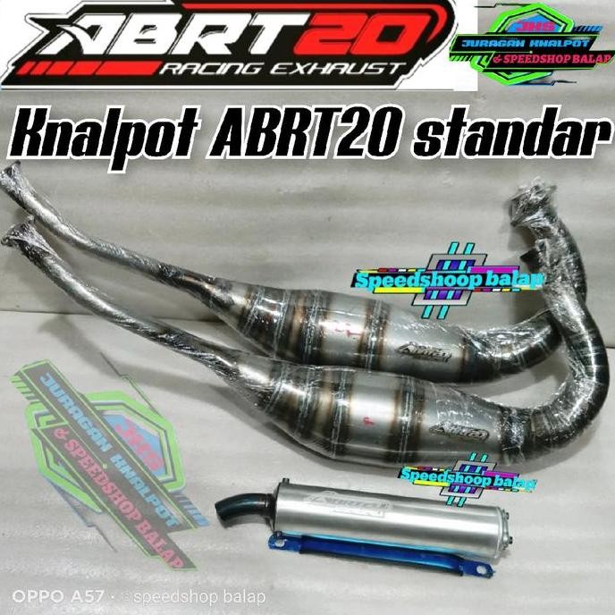 knalpot ABRT20 original ninja r rr ss zx victor tersedia ukuran standar,cobra c40,cobra c 41,cobra l