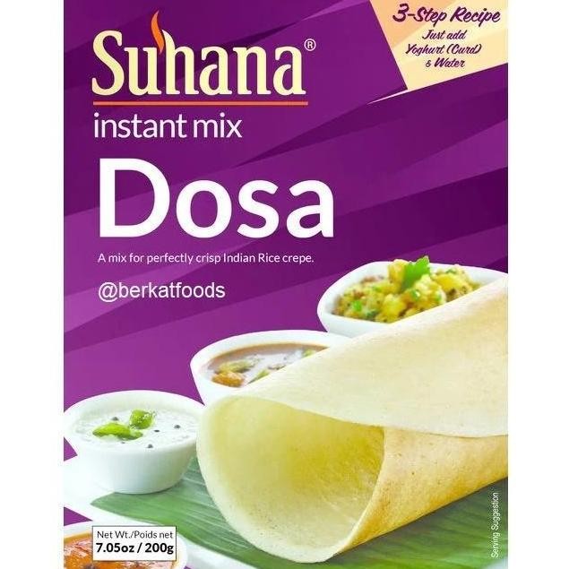 

=+=+=+] Instant Mix Dosa Suhana / Premix Crisp Indian Rice Crepe India Halal