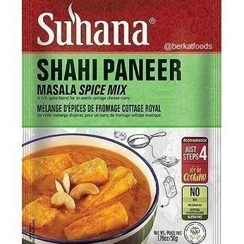 

siap kirim] Shahi Paneer Masala Spice Mix Suhana / Bumbu Masak Instan Cottage Cheese Khas India Halal