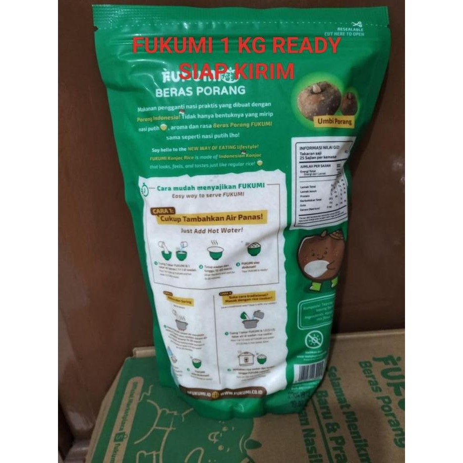 

Fukumi beras Porang 1 kg rendah kalori