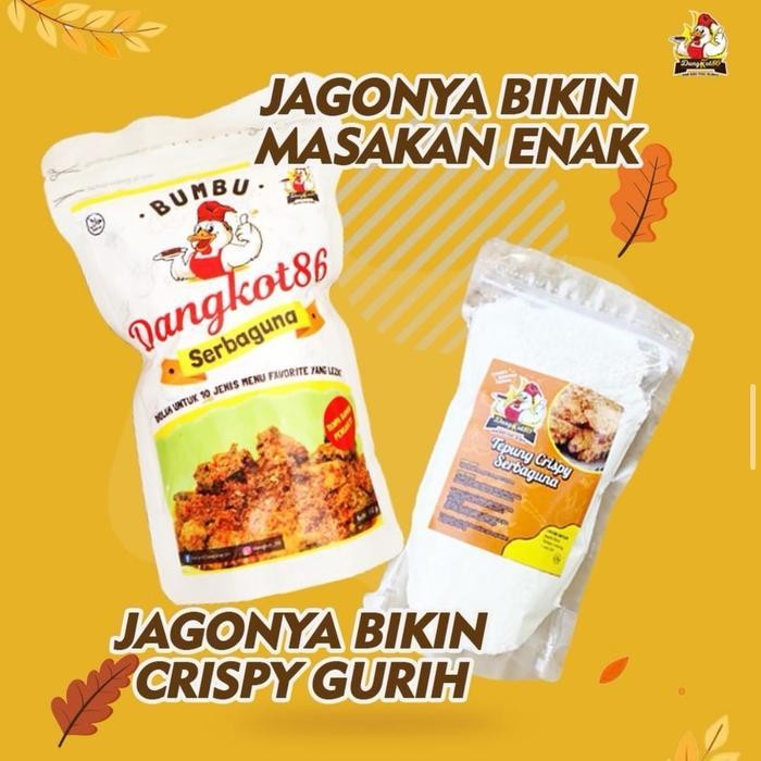 

Bumbu Dangkot86 500Gr + Tepung Crispy 500Gr