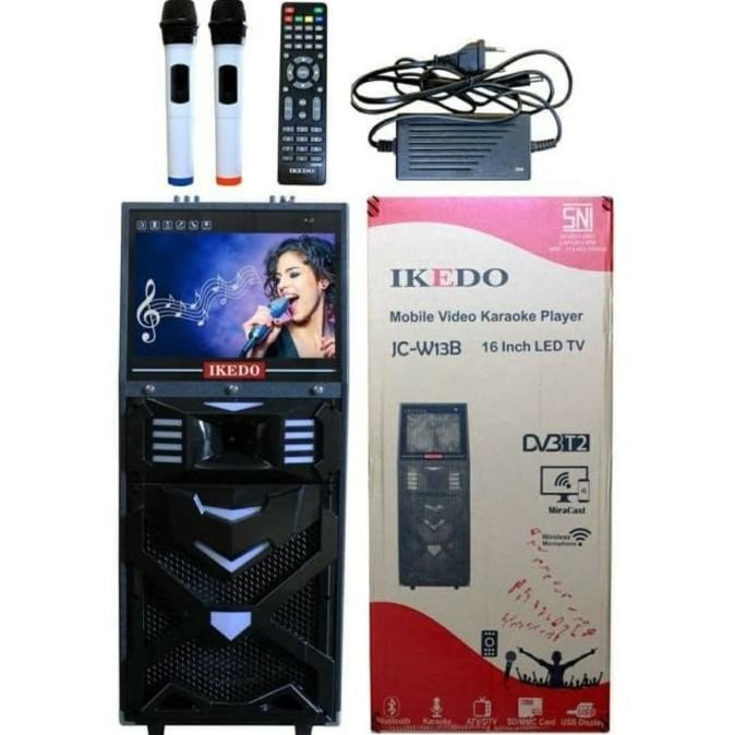 IKEDO JC-W13B Speaker Portable Meeting Wireless Karaoke ORIGINAL Terlaris