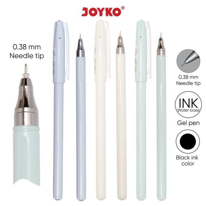 

Produk Baru!! Gel Pen Pulpen Pena JOYKO GP-352 Sofuto Gel 0.38 mm 1Pack / 12Pcs