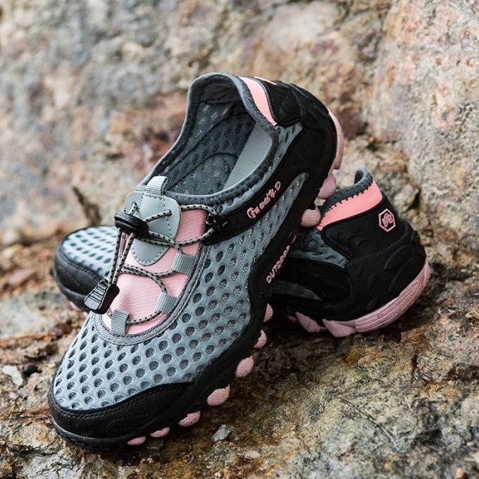 Sepatu Wanita Cewek Gunung Waterproof Sepatu Hiking Sepatu037