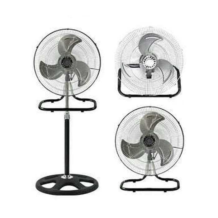 KIPAS ANGIN 18" ARASHI AR 118 SDW CYCLONE 3 IN 1 FAN ALUMINIUM BLADES