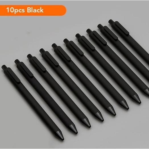 

Produk Baru!! Pen Pena Pulpen Bolpoin Kantor Hasil Halus 0.5mm 10 PCS - Black