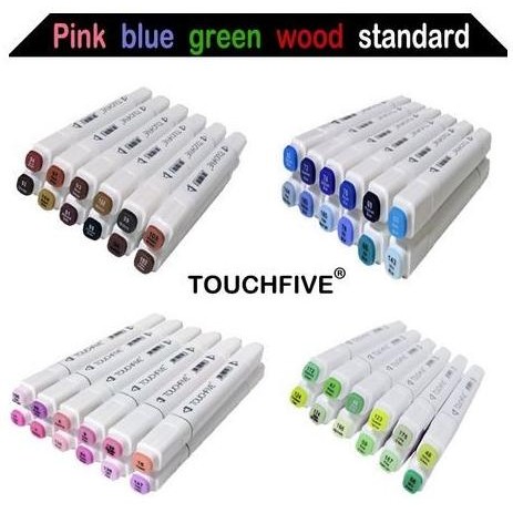 

TOUCHFIVE Manga Animation Art Marker Dual Tips (12pcs)