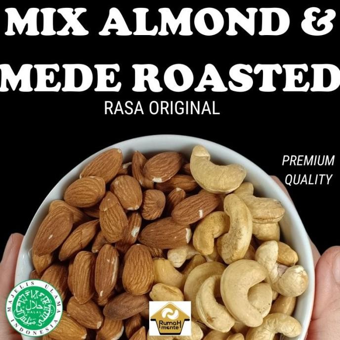 

trail mix kacang mede panggang kacang mete dan kacang almond 200gr termurah