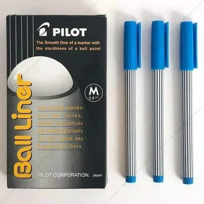 

Produk Baru!! Pulpen Pilot Balliner/Ballpoint 0.8mm(Biru,Hitam,Merah,Hijau)