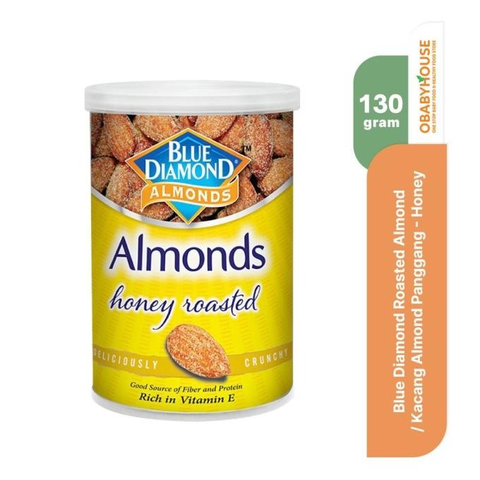 

blue diamond roasted almond / kacang almond panggang 130gr - honey termurah