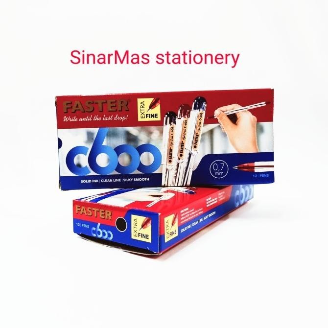 

Produk Baru!! PULPEN FASTER C 600 EXTRA FINE 0.7 mm ( 12 pcs ) Hitam