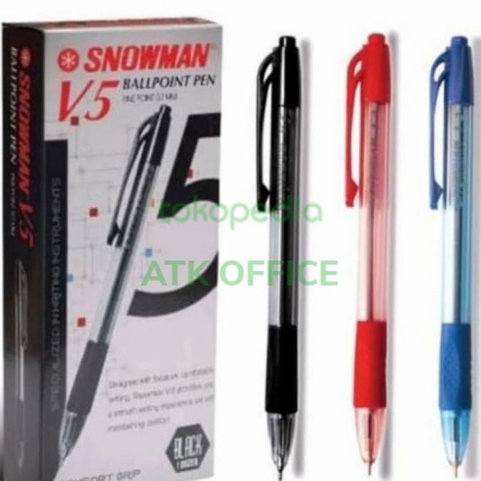 

Produk Baru!! Pulpen snowmen v5 Sepak (12pcs) Pen