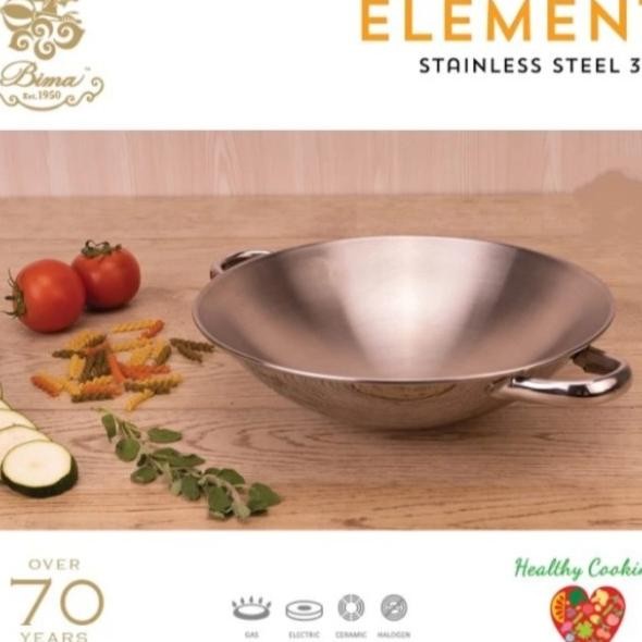 Wajan Element Bima Tainle U 304
