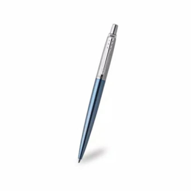 

Pulpen Parker New Jotter Waterloo Biru Muda Ct Ballpoint Klip Silver Stok Terbatas