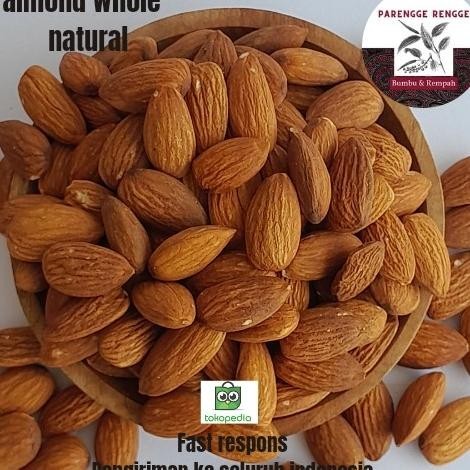 

almond whole natural raw 250gr blue diamond / kacang almond whole termurah