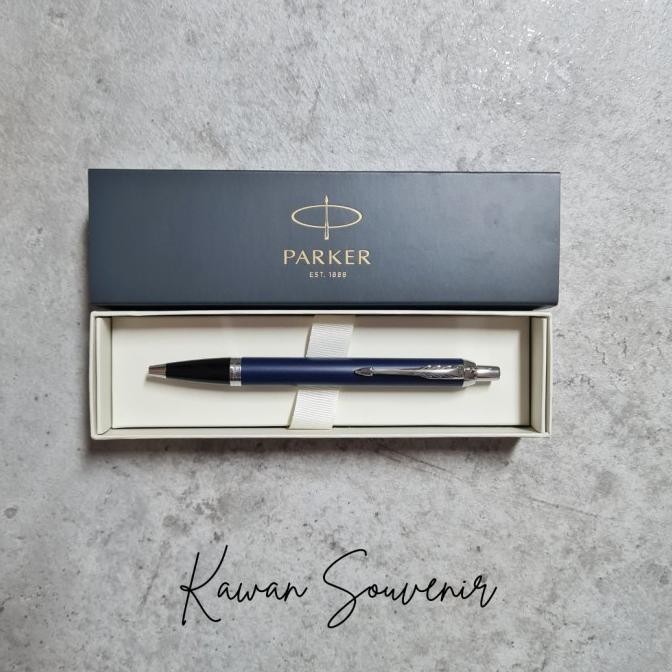 

Produk Baru!! Pulpen Parker Original IM New Blue Chrome Trim (Klip Silver) BP