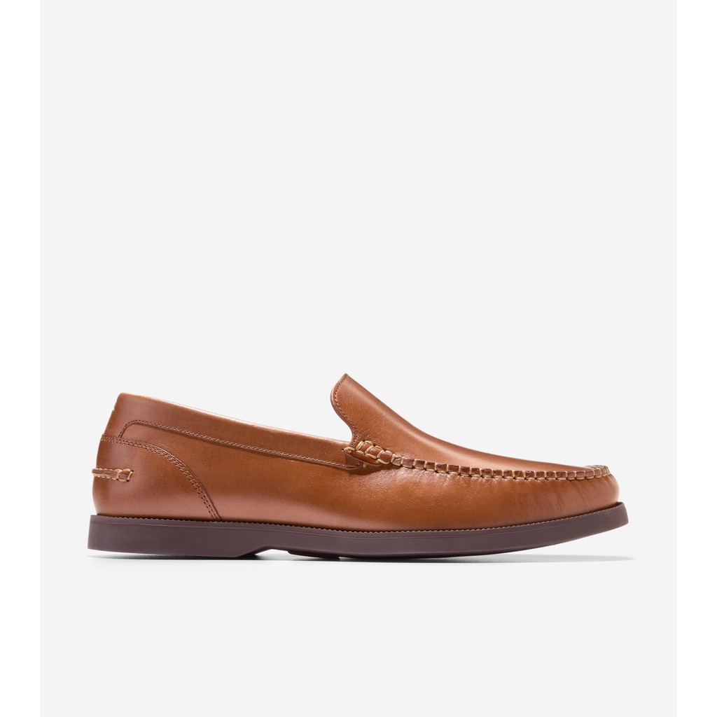 Cole Haan Men American Classics Dress Casual Loafrs - Sepatu Pria (Brown)