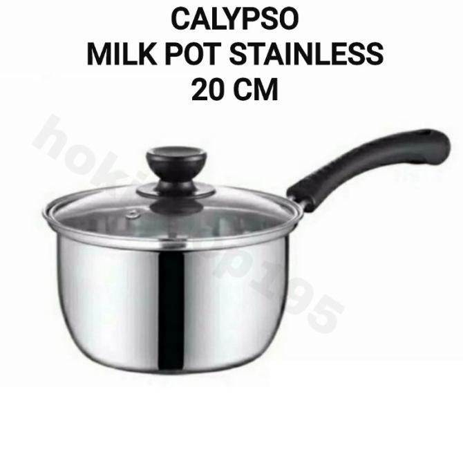 Siap Kirim PANCI SUSU CALYPSO 20 CM/MILK PAN, SAUCE PAN STAINLESS STEEL