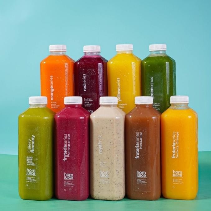 

1 liter juice series cold pressed juice detox jus sehat almond milk termurah