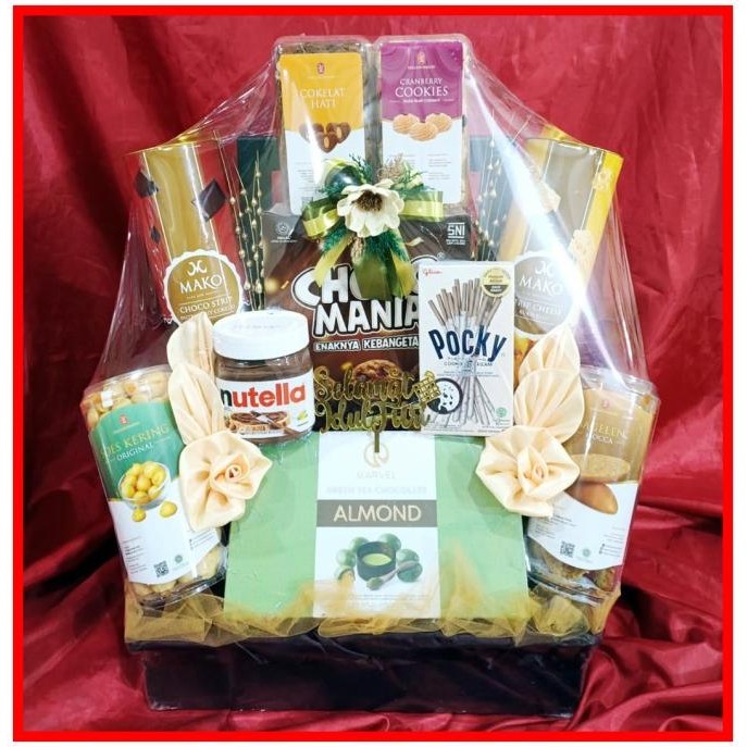 

parcel hampers lebaran special edition holand bakery , mako, almond termurah