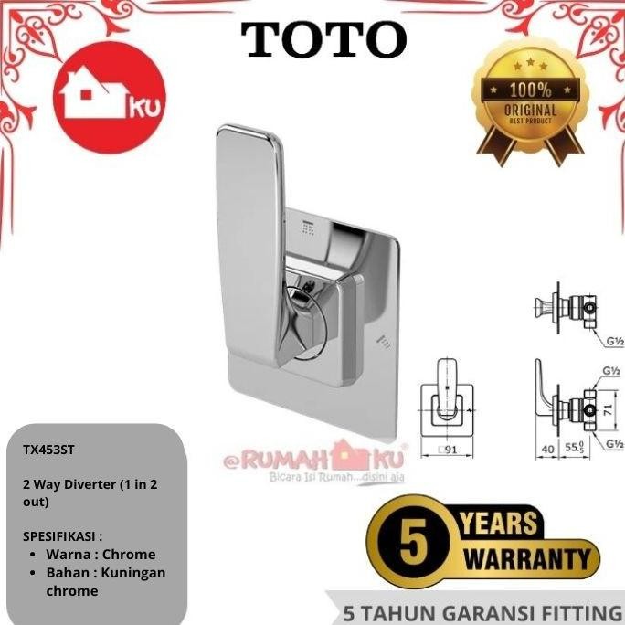 Diverter Shower TOTO TX453ST 2 Way Diverter
