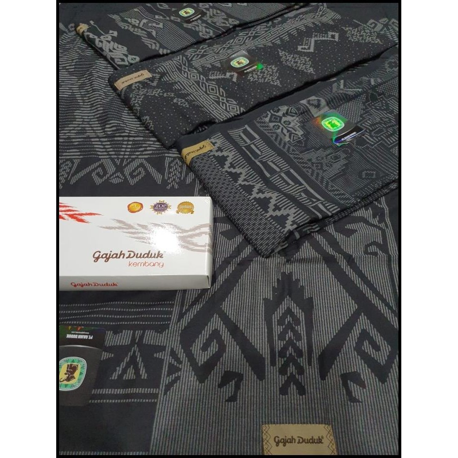Sarung Gajah Duduk Asia Kembang Black Series Best Seller