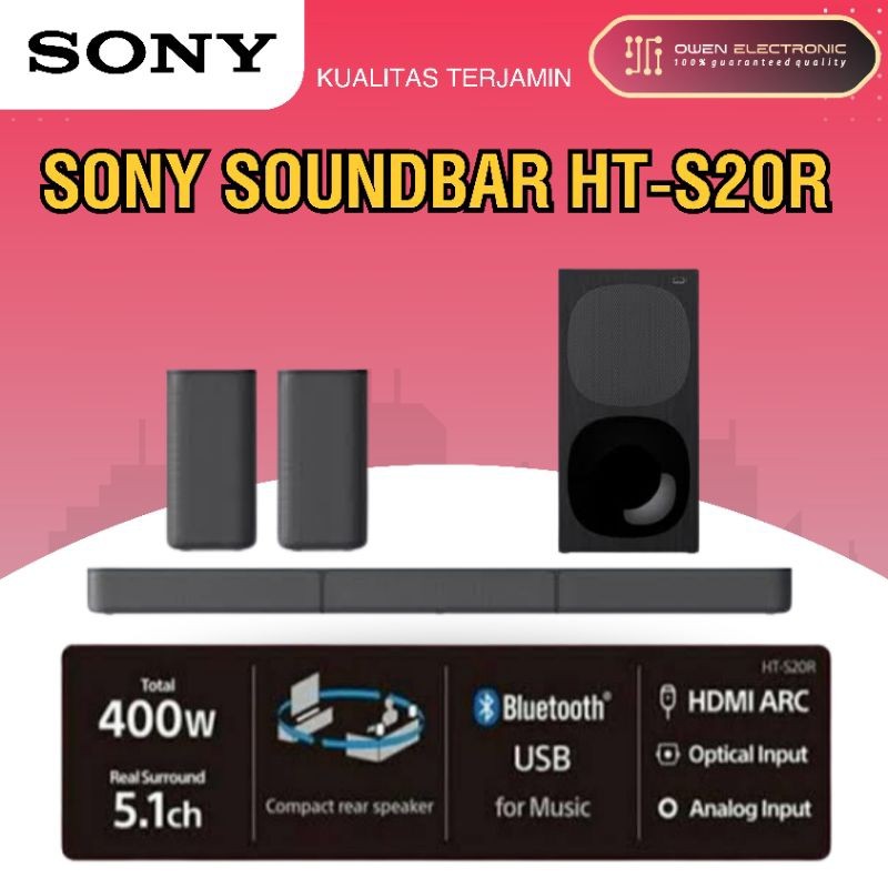 SONY SoundBar HT-S20R/ HTS20R GARANSIRESMI