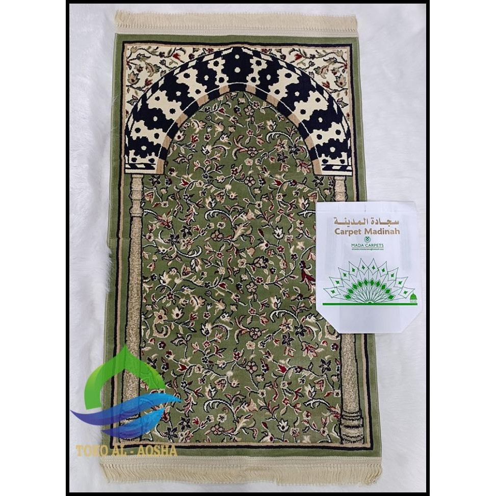 Sajadah Rawdah Original Madinah/Rawdah Warna Hijau Best Seller